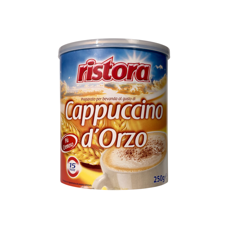Капучіно ячмінне Ristora з підвищеною кремовістю cappuccino d’orzo piu cremoso 15 порцій, 250 г