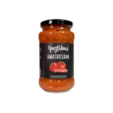 Соус для пасти Gustibus томатний з беконом sugo di pomodoro ciliegino all’amatriciana, 400 г
