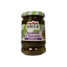 Перець Sacla кисло-солодкий халапеньйо jalapeño a rondelle agrodolce, 200 г
