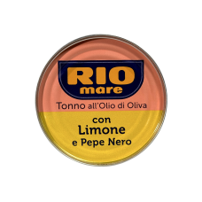 Тунець Rio Mare в оливковій олії з лимоном та чорним перцем tonno con limone e pepe nero, 80 г
