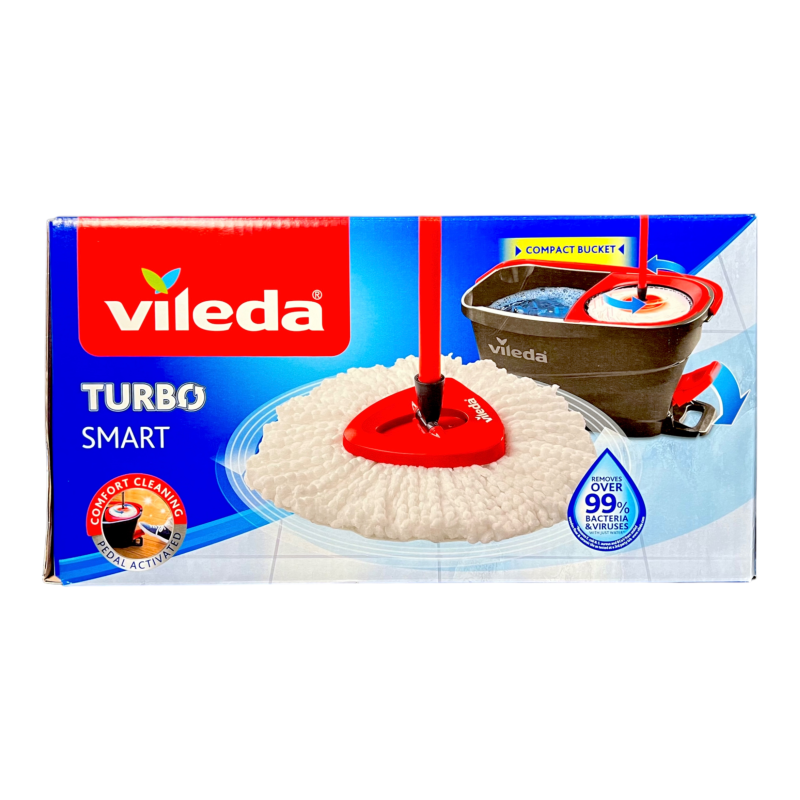 Швабра Vileda Turbo Smart комплект з відром Швабра Vileda Turbo Smart комплект з відром