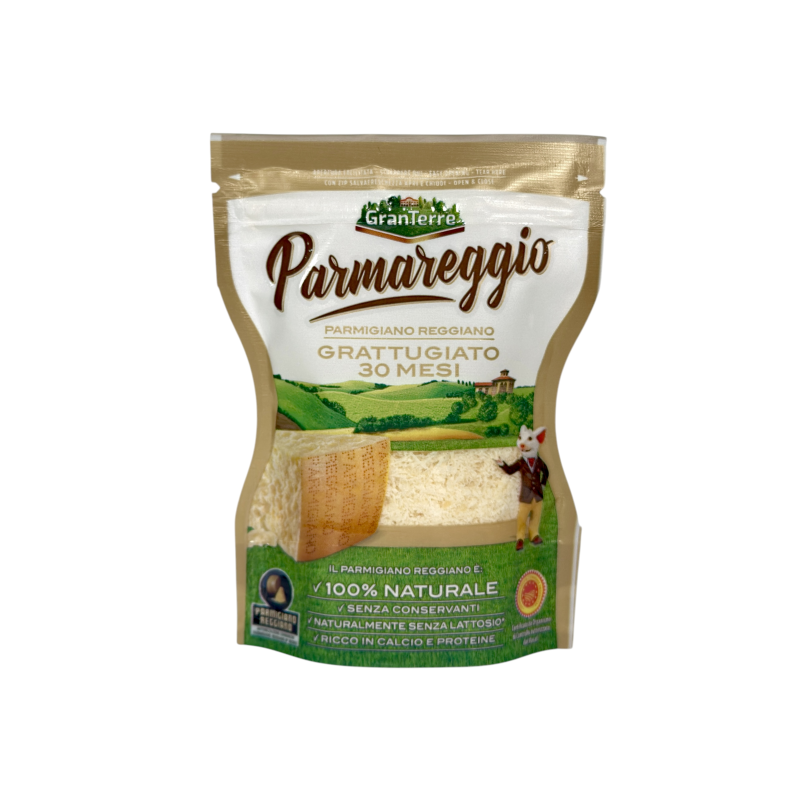 Сир тертий Parmareggio пармезан 30 місяців parmigiano reggiano 30 mesi, 60 г