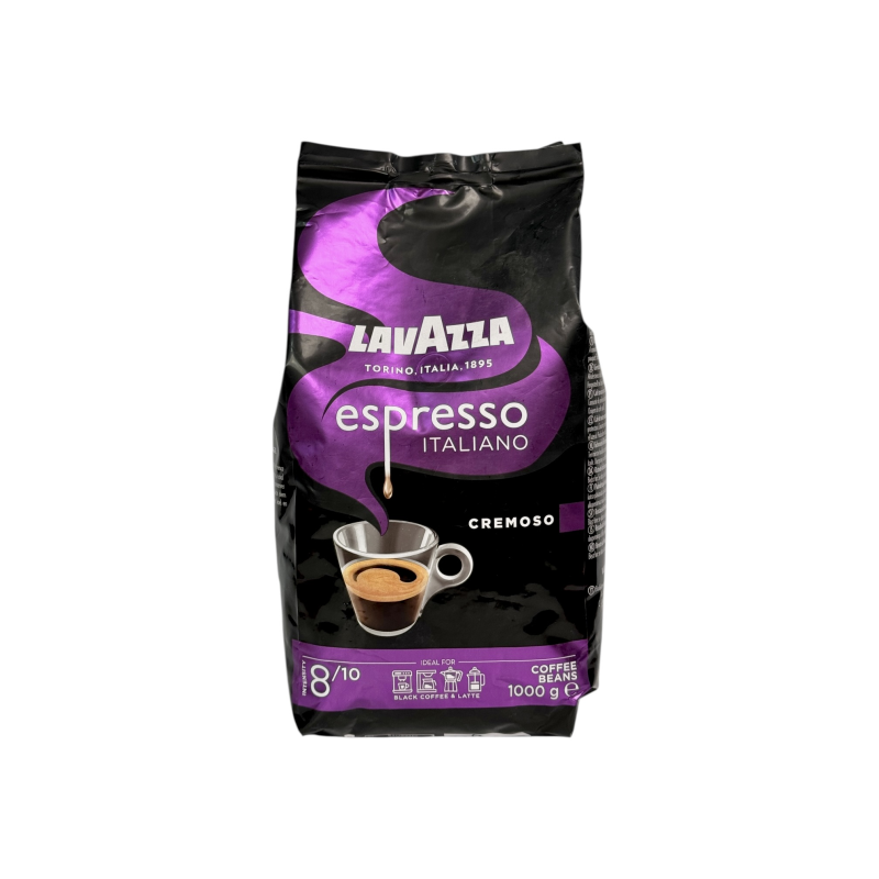 Кава в зернах Lavazza кремова espresso Italiano cremoso 8/10, 1000 г Кава в зернах Lavazza кремова espresso Italiano cremoso 8/10, 1000 г