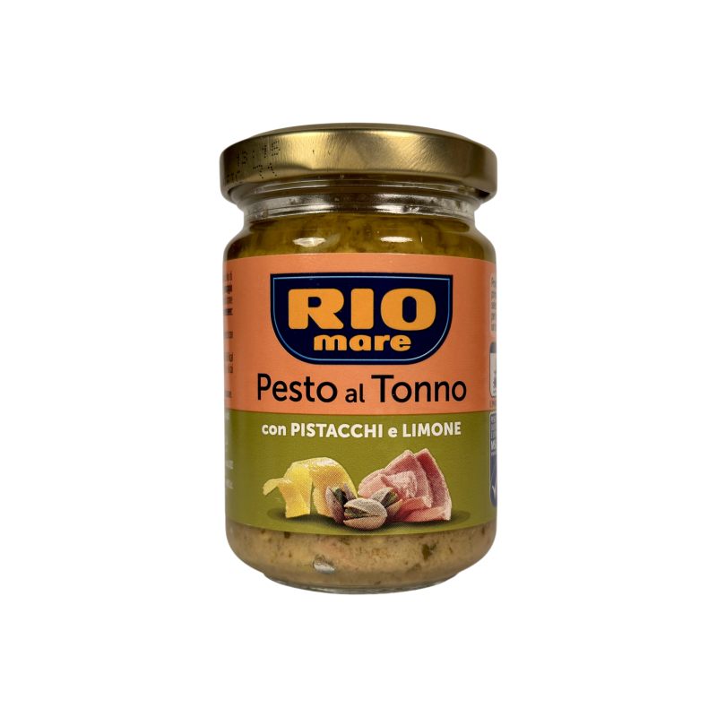 Соус песто з тунця Rio Mare з фісташкою та лимоном al tonno al pistacchi e limone, 130 г