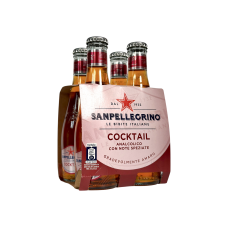 Напій газований натуральний Sanpellegrino коктейль з нотками спецій cocktail, 4x200 мл