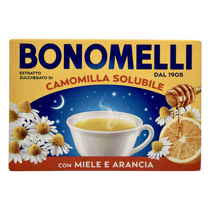 Чай з ромашки сублімований Bonomelli з медом і апельсином le camomille solubile con miele e arancia, 16 пакетиків, 80 г