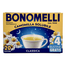 Чай з ромашки сублімований Bonomelli класичний le camomille solubile, 20 пакетиків, 100 г
