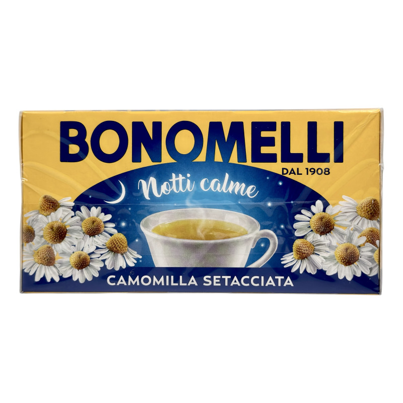 Чай з ромашки пакетований Bonomelli нічний le camomille notti calme, 18 пакетиків, 27 г