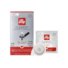 Кава мелена Illy збалансована в чалдах Classico, 131 г