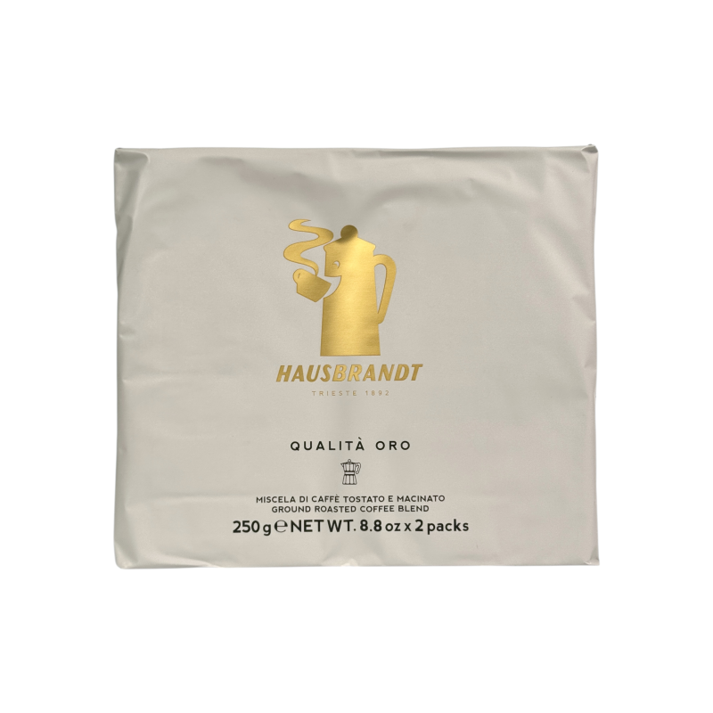 Кава мелена Hausbrandt ніжна Qualità Oro, 2x250 г