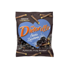 Цукерки желейні без цукру Dietor Elle лакриця, для діабетиків stevia gomose liquirizia, 70 г