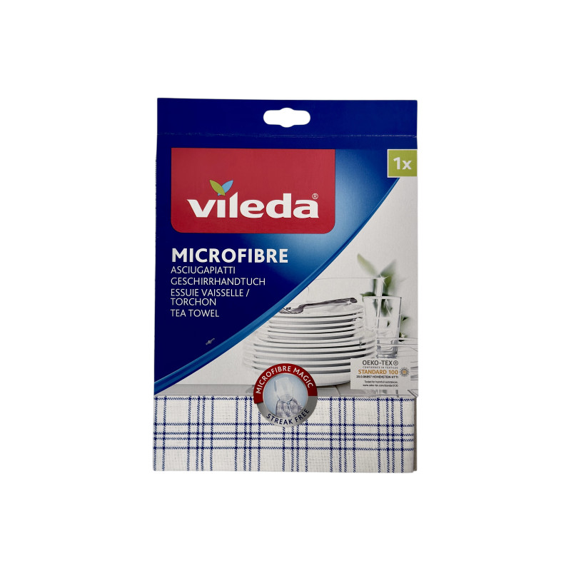 Ганчірка Vileda для посуду з мікрофібри asciugapiatti microfibre, 1 шт