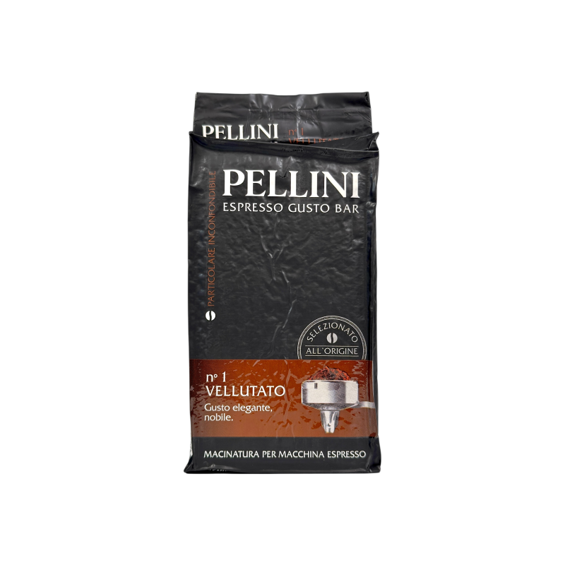 Кава мелена Pellini благородна gusto bar No1 vellutato 100% arabica, 250 г