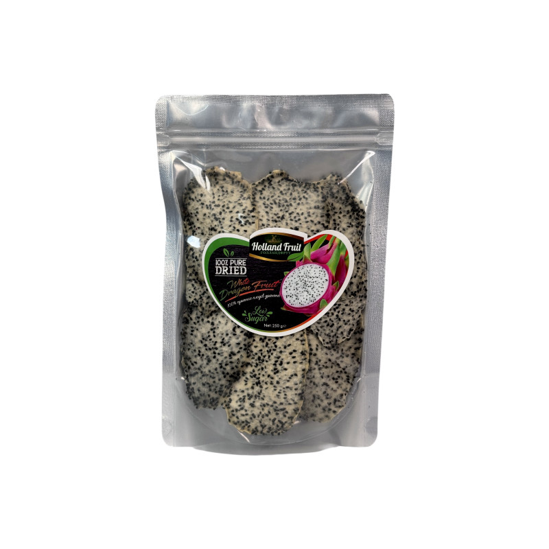 Фрукт сушений Holland Fruit білий дракон-фрукт dried white dragon fruit, 250 г Фрукт сушений Holland Fruit білий дракон-фрукт dried white dragon fruit, 250 г