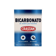 Сода харчова Crastan багатофункціональна для дому та кулінарії bicarbonato di sodio purisimo, 1000 г