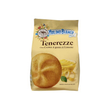 Печиво м'яке Mulino Bianco з лимонним кремом без пальмової олії tenerezze con crema al gusto di limone senza
