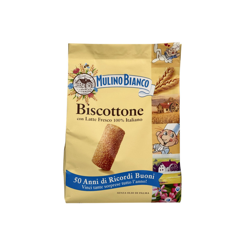Печиво Mulino Bianco зі 100% італійським свіжим молоком без пальмової олії biscottone con latte fresco 100%, 700 г