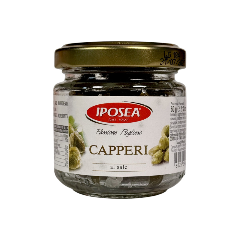 Капери Iposea в солі capperi al sale, 60 г
