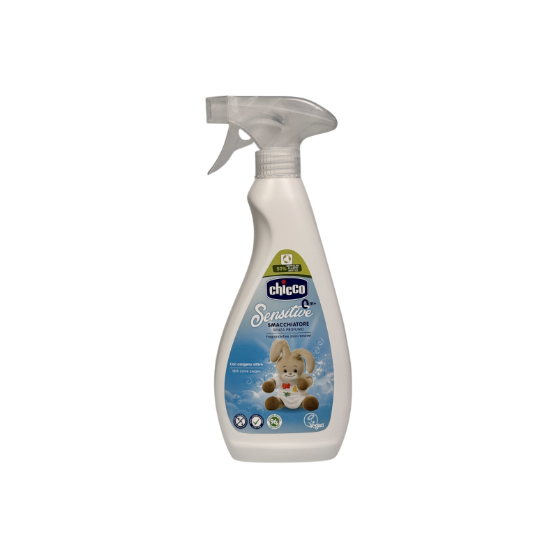 Плямовивідник Chicco чутливий без запаху sensitive senza profumo fragrance-free stain remover, 500 мл
