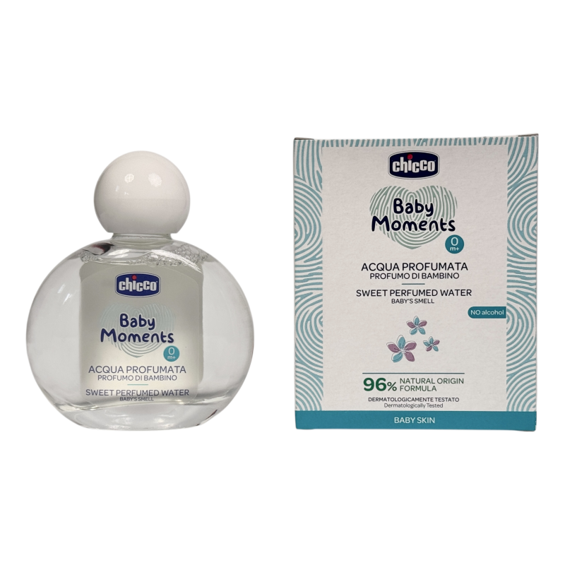 Вода парфумована Chicco Baby Moments солодка acqua profumata sweet perfumed water 100мл