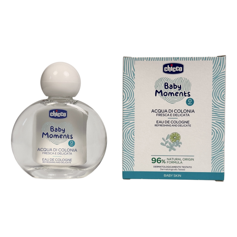 Парфум Chicco Baby Moments освіжаючий та делікатний acqua di colonia fresca e delicata, 100 мл