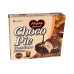 Печиво бісквітне Lotte Choco Pie з чорним цукром і молочним чаєм, 12×28 г
