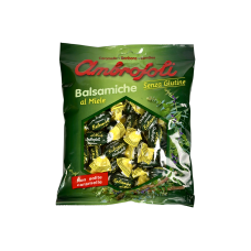 Льодяники Ambrosoli лакриція, ефкаліпт, мед balsamiche al miele senza glutine, 135 г