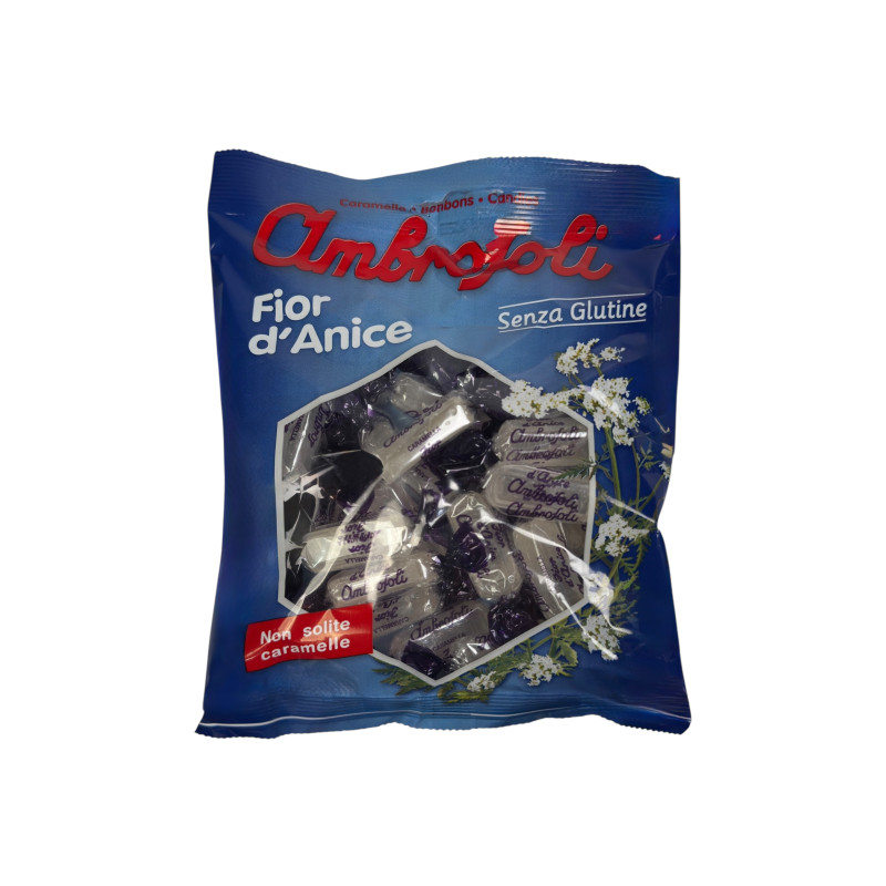 Льодяники Ambrosoli Fior di Anice цвіт анісу  senza glutine, 135 г