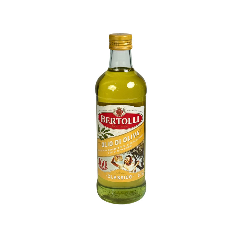 Олія оливкова Bertolli рафінована для жарки olio di oliva classico, 750 мл