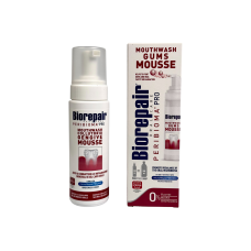 Мус для полоскання ротової порожнини Biorepair ефектом відновлення емалі та захист ясен Peribioma pro, 200 мл Мус для полоскання ротової порожнини Biorepair ефектом відновлення емалі та захист ясен Peribioma pro, 200 мл