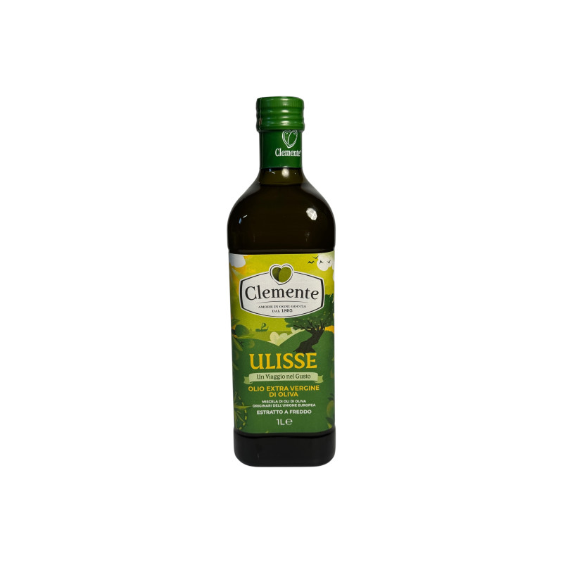 Олія оливкова Clemente першого холодного віджиму extra vergine ulisse estratto a freddo, 1000 мл