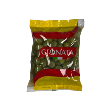 Оливки зелені Granata солодкі з кісткою грецькі olive verdi dolci grecia, 770 г