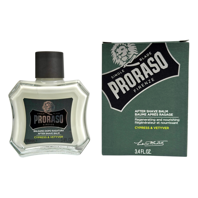 Бальзам після гоління Proraso з кипарисом та ветивером balsamo dopo rasatura cypress & vetyver, 100 мл