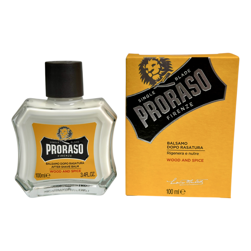 Бальзам після гоління Proraso дерево та спеції balsamo dopo rasatura wood and spice, 100 мл