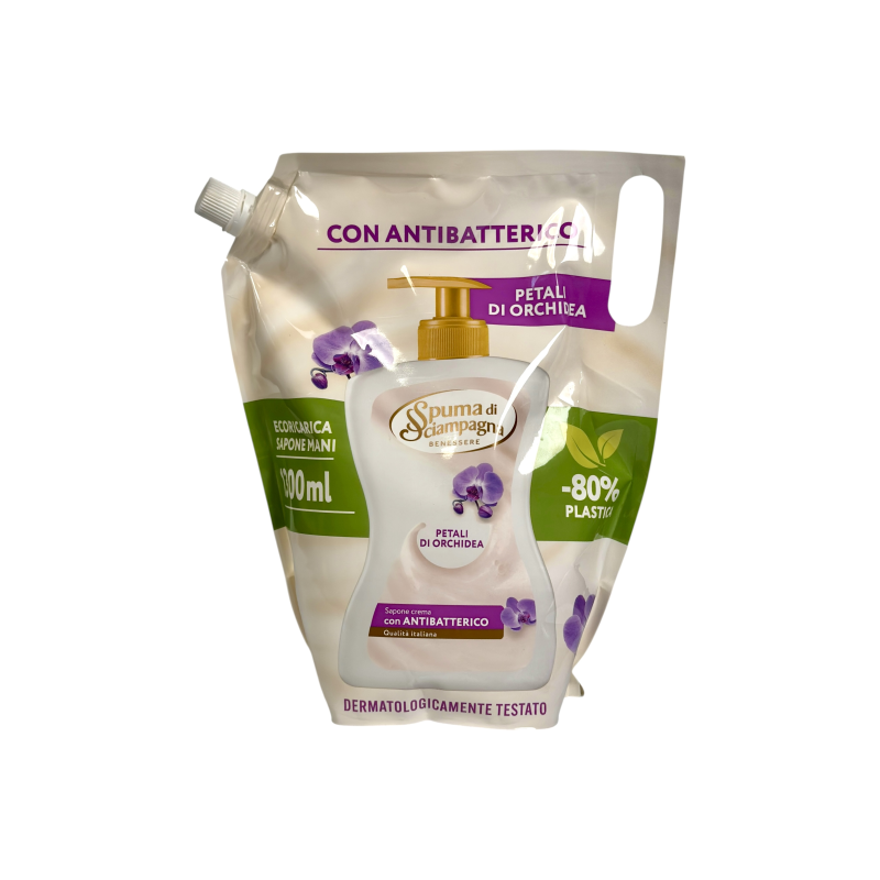 Мило рідке Spuma di Sciampagna пелюстки орхідеї Petali di Orchidea , 1300 мл Мило рідке Spuma di Sciampagna пелюстки орхідеї Petali di Orchidea , 1300 мл