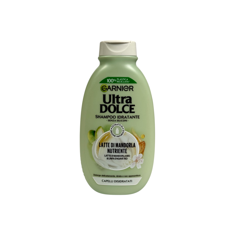 Шампунь Garnier живильний для сухого волосся latte di mandorla nutriente, 250 мл