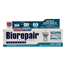 Зубна паста Biorepair advanced активний щит емалі scudo attivo smalto con lattoferrina, 75 мл