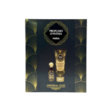 Подарунковий набір Malizia парфум та крем-гель для душу imperial oud e profumo d'intesa imperial oud doccia crema vellutante, 100 мл + 250 мл