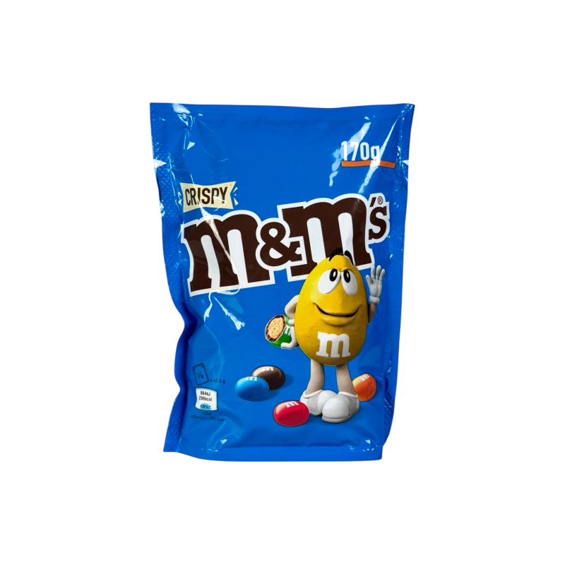 Цукерки драже M&M’s, хрумка серединка Crispy 170 g
