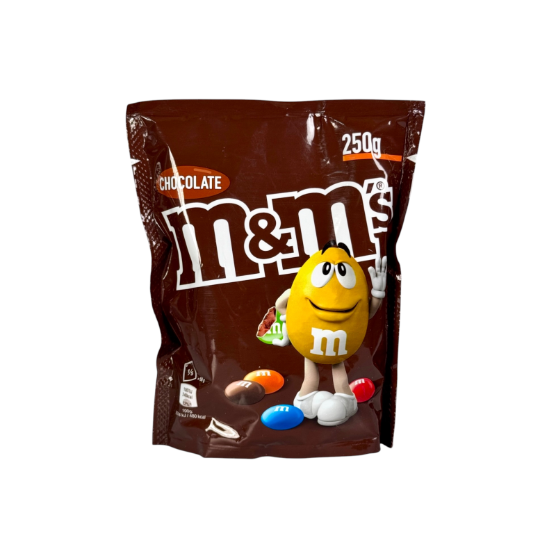 Цукерки драже M&M's шоколадні, chokolate, 250 г