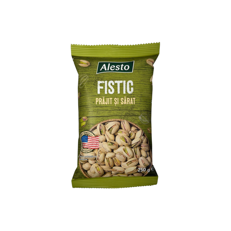 Горіхи Alesto фісташки смажені та підсолені fistic , 250 г