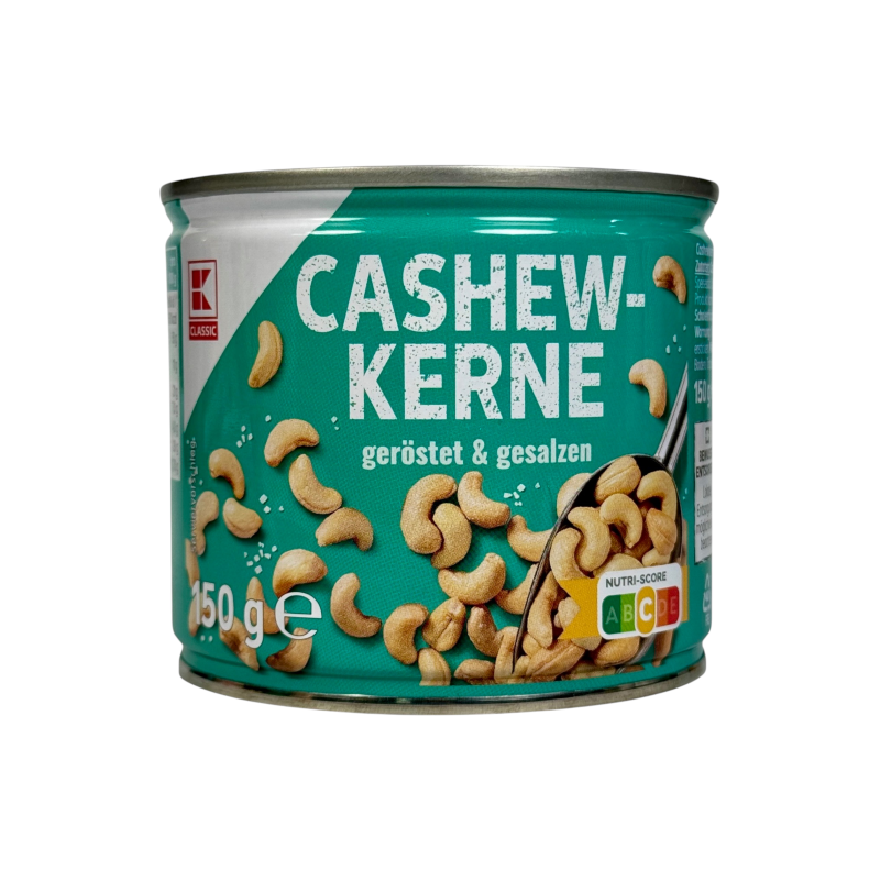 Горіхи кеш'ю смажені та солоні cashew kerne, 150 г