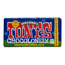 Шоколад Tony’s Chocolonely Ben & Jerry’s темний молочний з брауні e chocolate love a-fair, 180 г