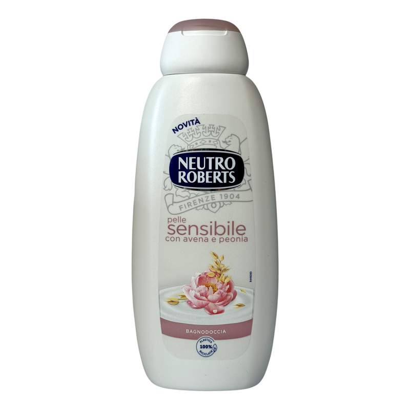 Neutro Roberts гель для ванни та душу Dermo Sensibile com Avena e peonia для чутливої шкіри з вівсом та піонією 450 мл