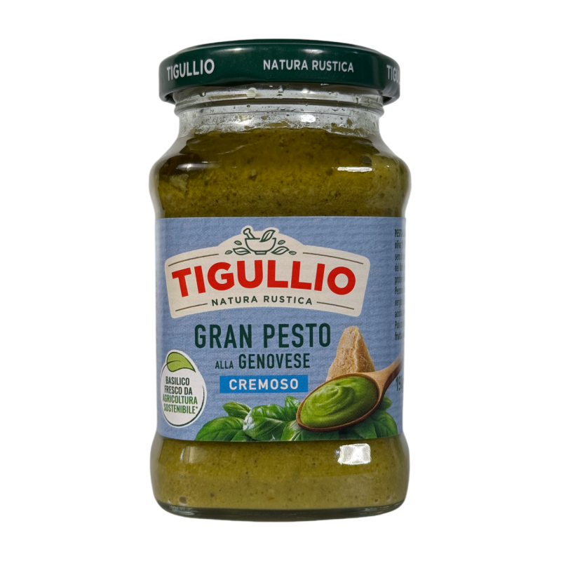 Соус песто TIGULLIO кремове gran pesto alla genovese cremoso 190г