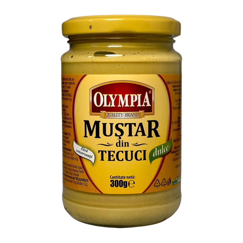 Гірчиця Olympia солодка e Mustar Senape Dolce, 300 мл Гірчиця Olympia солодка e Mustar Senape Dolce, 300 мл