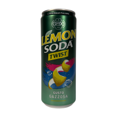 Напій газований Lemon Soda Twist Gusto Gazzosa лимонний 330 мл