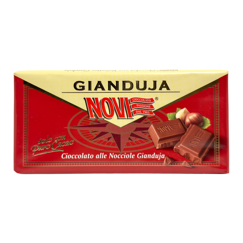 Шоколад горіховий Novi кремовий e cioccolato nocciole gianduja, 100 г