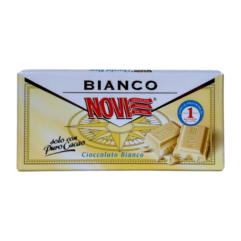 Novi шоколад чистий білий cioccolato bianco puro 100 г