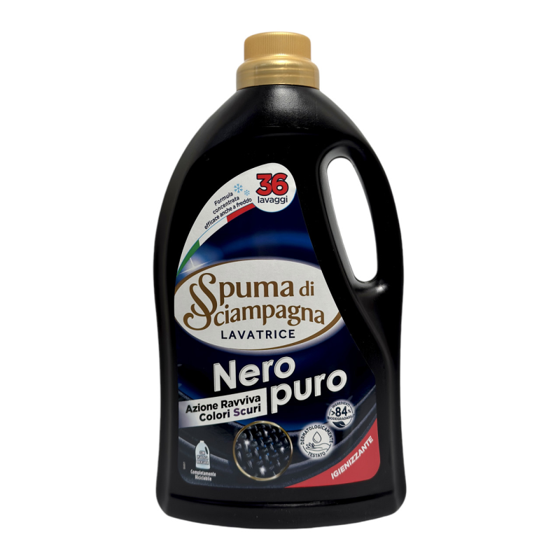 Гель для прання Spuma di Sciampagna для чорних тканин nero puro 36 прань, 1620 мл